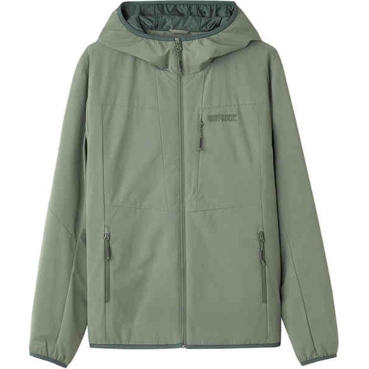 Skechers Lightweight Full-Zip Hooded Jacket in Castor Gray L424M008-04DU