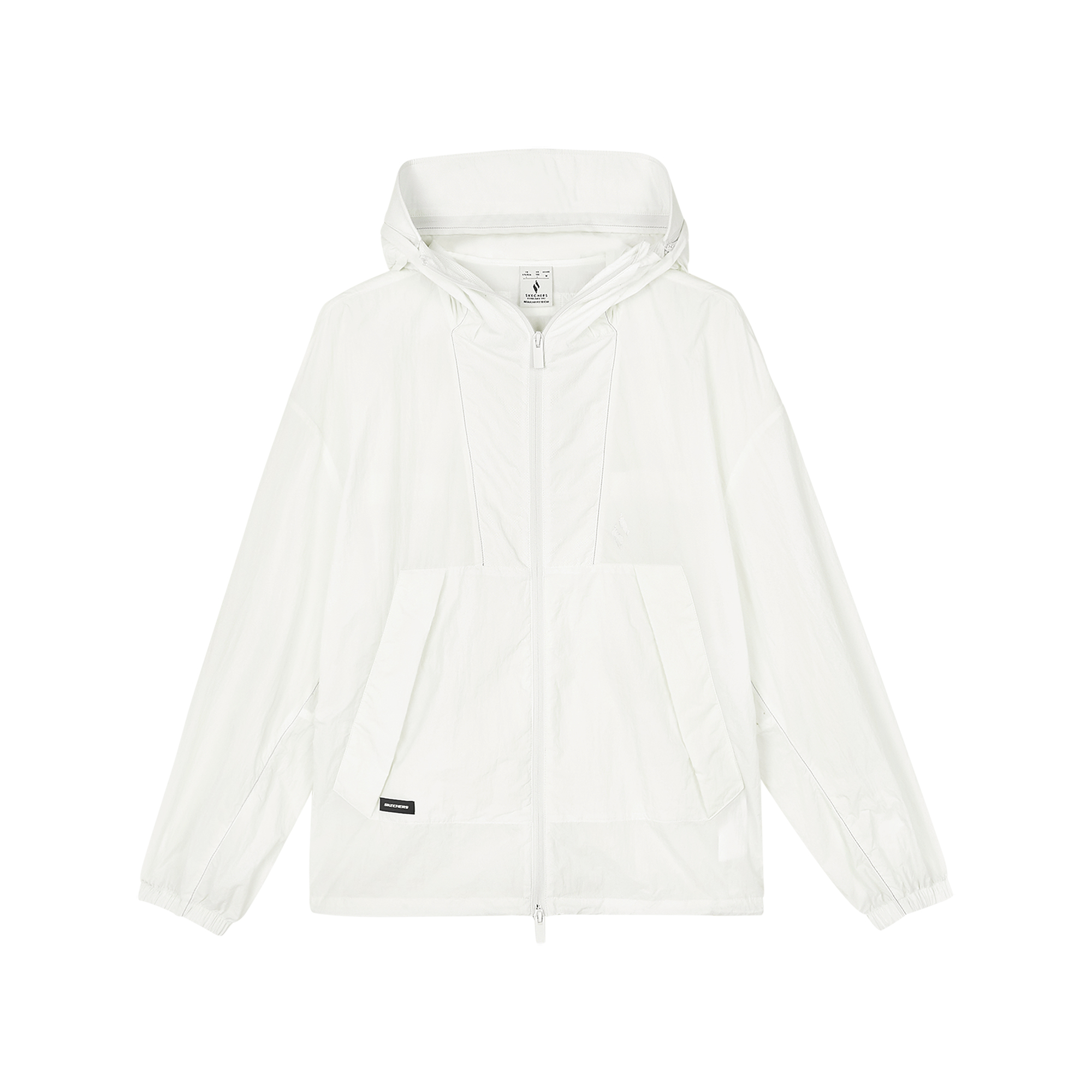 Skechers Lightweight Outdoor Long-Sleeve Jacket Unisex - Bright White L224U168-0019
