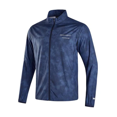 Skechers Lightweight UV-Proof Woven Jacket Men’s Gray Cloud Print P323M001-02Z7