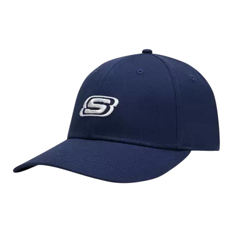 Skechers Logo Embroidered Navy Blue Cap - Unisex Couple Design L326U019-002Z