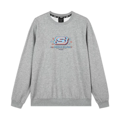 Skechers Logo Print Casual Unisex Sweatshirt L422U154