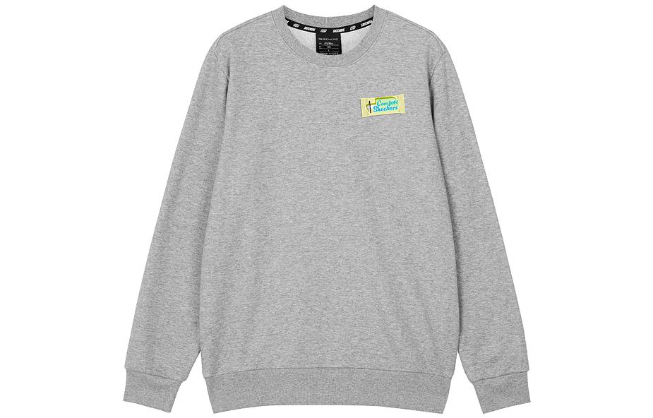 Skechers Logo Print Crewneck Long Sleeve Sweatshirt Unisex L422U242