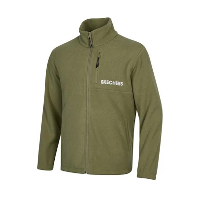Skechers Logo Print Zip-Up High Collar Jacket P422M080
