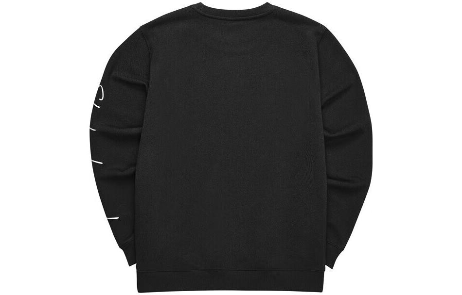 Skechers Loose Fit Crewneck Sweatshirt Letter Print - Carbon Black L421M016-0018