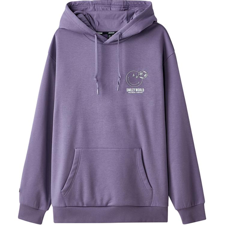 Skechers Loose Fit Pullover Hoodie Grapevine Purple L324M109-03K6