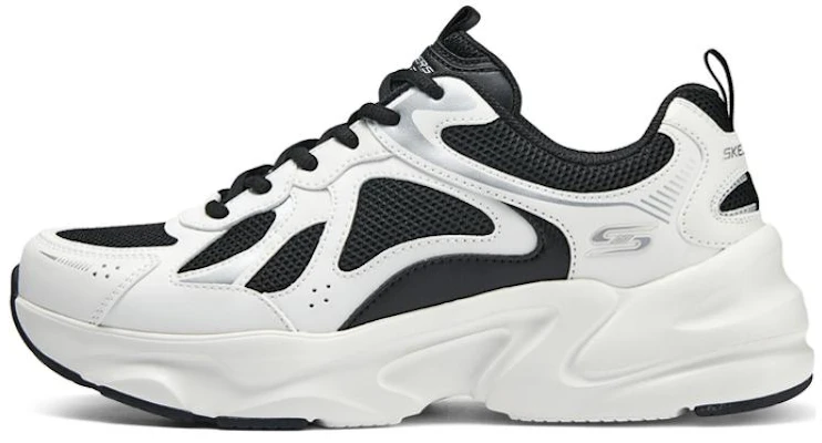 Skechers Low-Top 'Sepatu Ayah Hitam Putih' 118325-BKW Buy Skechers Low-Top 'Sepatu Ayah Hitam Putih' 118325-BKW