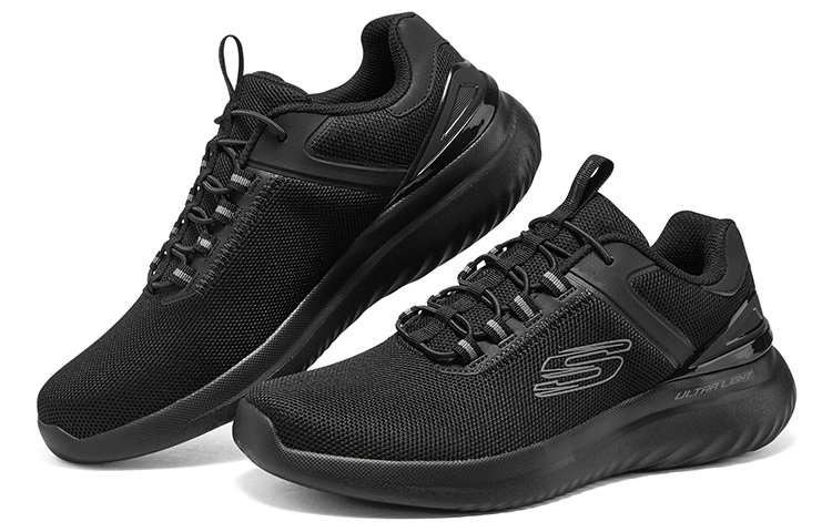 Shop 斯凯奇低帮 '黑色休闲' 232673-BBK