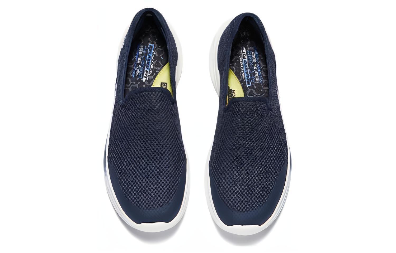 Lookbook Skechers Low-Top 'Blue Comfort' Sepatu Nyaman Biru 210943-NVY