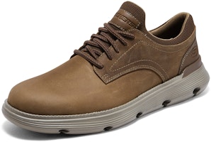 スケッチャーズ 茶 ローカット ビジネスカジュアル 204702-DSRT Lookbook スケッチャーズ 茶 ローカット ビジネスカジュアル 204702-DSRT