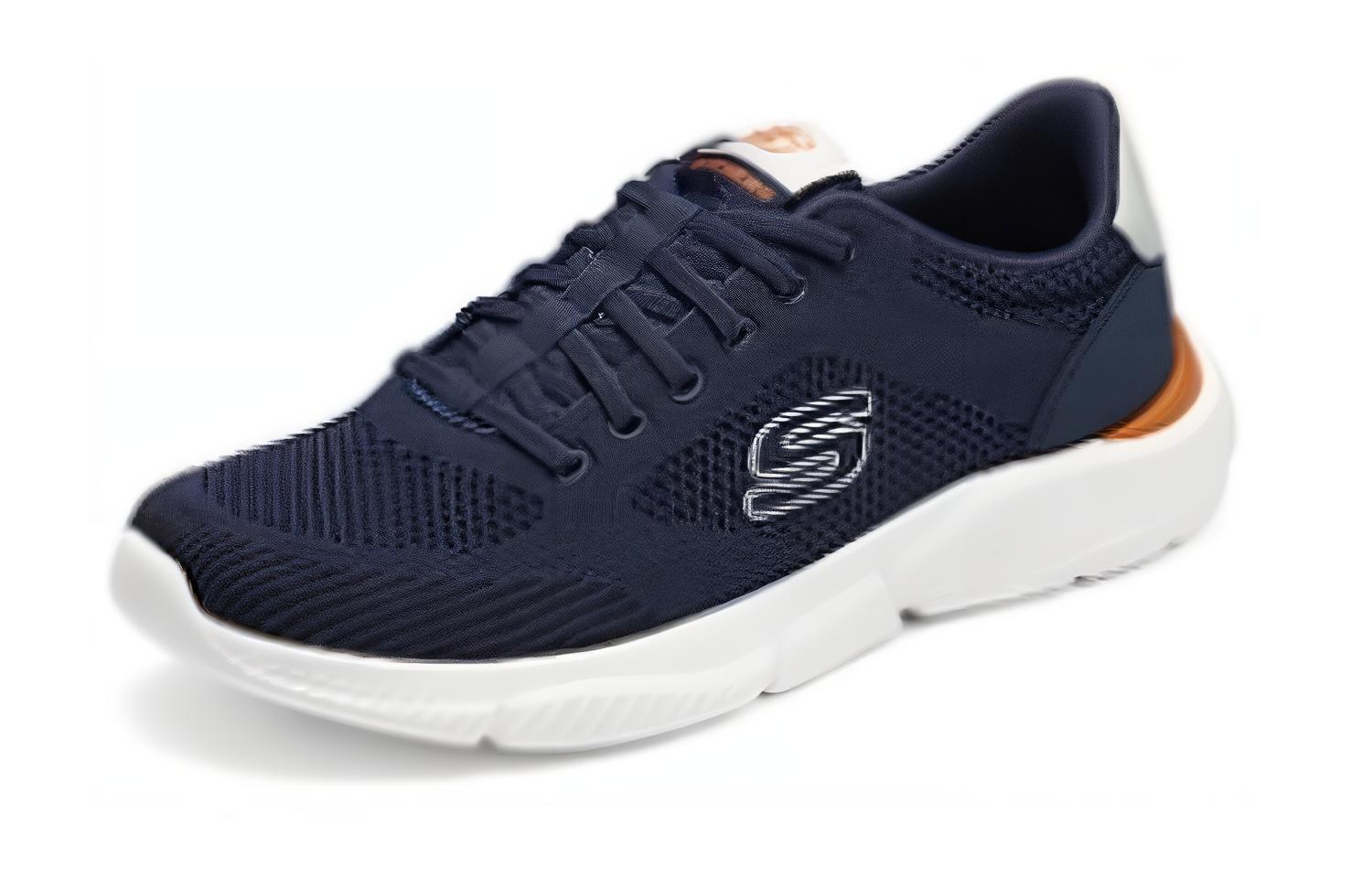 Lookbook Skechers Low-Top 'Nyaman Serbaguna Biru' 210851-NVY
