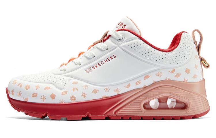 Skechers Low-Top 'New Year White Red'