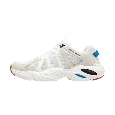 Skechers Low-Top 'White & Blue'