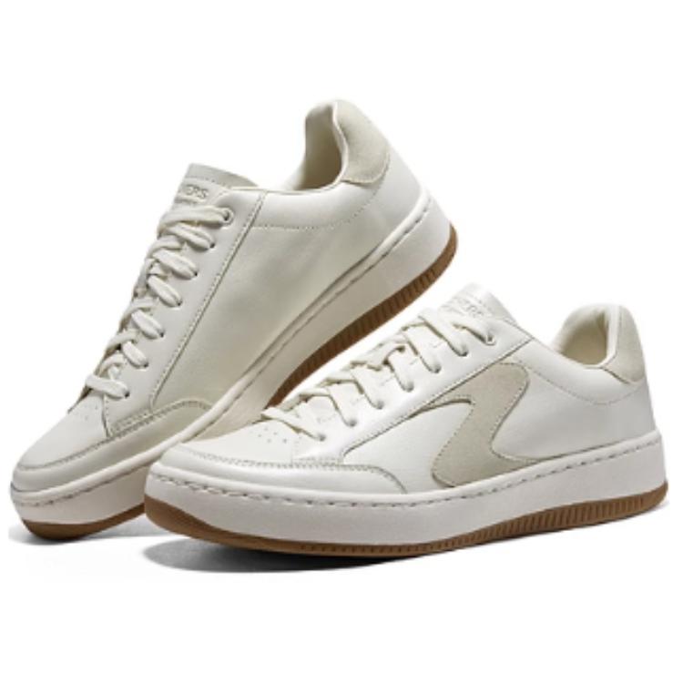 Lookbook Skechers Low-Top 'Putih Beige' 232473-OFWT