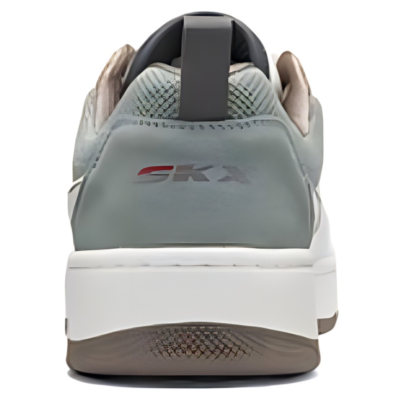 Shop Skechers 減震防滑 低筒 生活休閒鞋 男款 白綠
