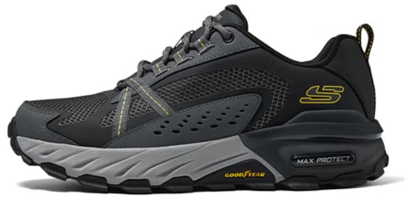 Skechers 針織合成革 舒適網布 耐磨透氣 低筒戶外功能鞋 男款 黑灰 Buy Skechers 針織合成革 舒適網布 耐磨透氣 低筒戶外功能鞋 男款 黑灰