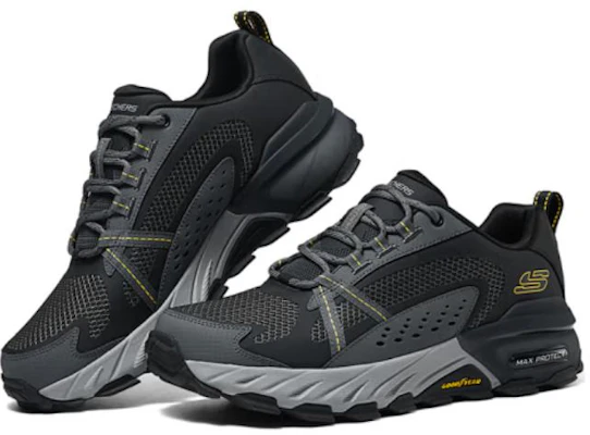 Skechers Lage Outdoor Schoenen ''Zwart Grijs'' 237303C-BKCC Shop Skechers Lage Outdoor Schoenen ''Zwart Grijs'' 237303C-BKCC