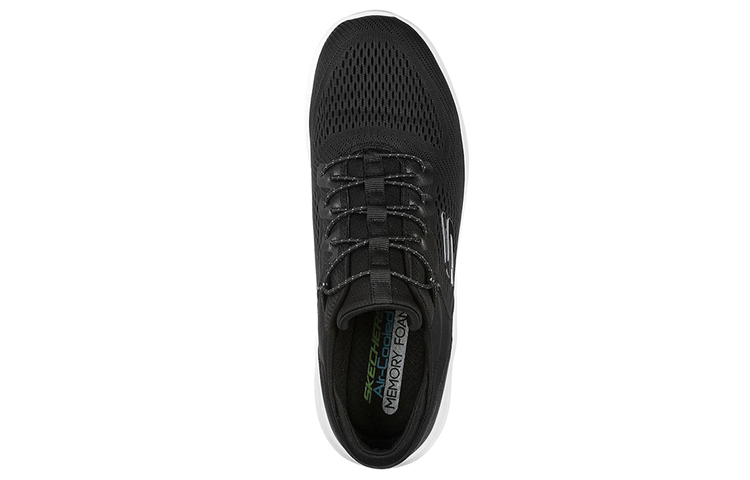 Shop Skechers Low-Top Running 'Black Mesh' 232108-BKW