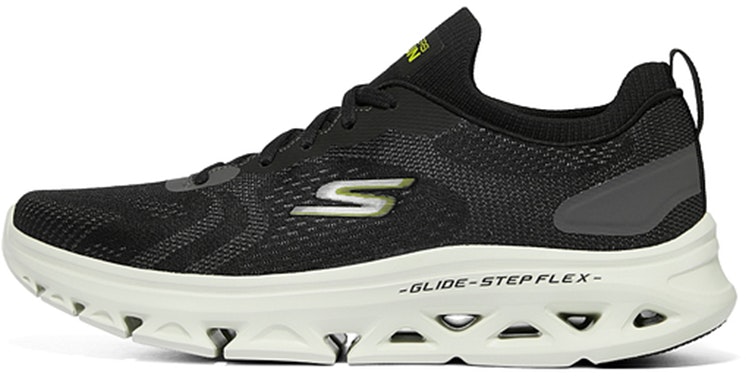skechers-low-top-running-shoe-black-green-220502-bklm
