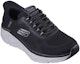Lookbook Kasut Lari Skechers Low-Top 'Hitam Kelabu' 232446-BKGY