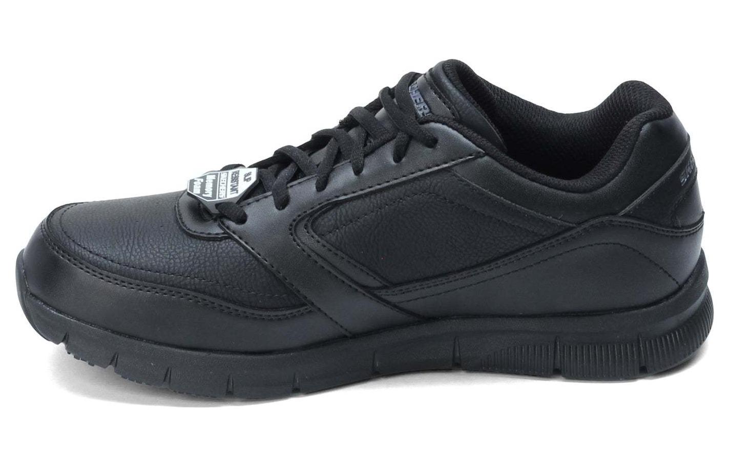Skechers Low-Top Running Shoes Black Comfortable & Durable 77156W-BLK