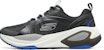 Skechers Kasut Lari Rendah 'Mesh Selesa Penyerap Kejut Hitam Biru' 232736-BKBL