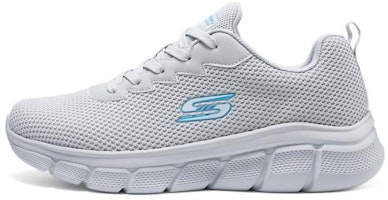 Skechers Low-Top Running Sneakers 'White Shock-Absorbing Breathable' 118106-LTGY Skechers Low-Top Running Sneakers 'White Shock-Absorbing Breathable' 118106-LTGY