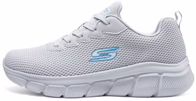 Skechers Low-Top Running Sneakers 'White Shock-Absorbing Breathable' 118106-LTGY Skechers Low-Top Running Sneakers 'White Shock-Absorbing Breathable' 118106-LTGY