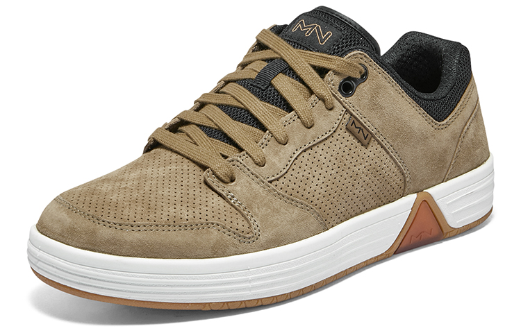 Lookbook Skechers 舒適百搭輕便時尚 低筒 板鞋 男款 棕色