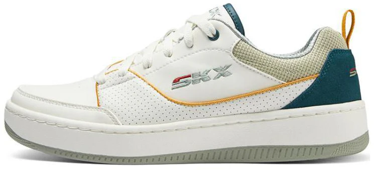 skechers-low-top-sneakers-white-green-232850-wtq