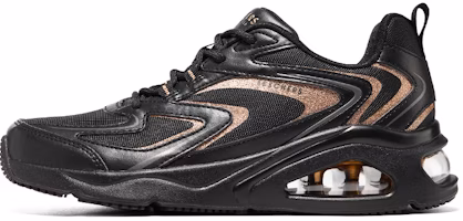 (Women) Skechers Tres-Air 'Shimm Airy - Black Rose Gold' 177422-BKRG (Women) Skechers Tres-Air 'Shimm Airy - Black Rose Gold' 177422-BKRG