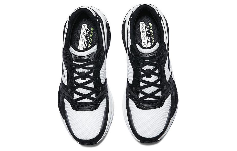 Shop Skechers Rendah 'Hitam Putih' 232738-WBK
