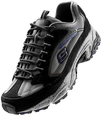 Skechers 防滑耐磨 低筒 生活休閒鞋 男款 黑白灰 Lookbook Skechers 防滑耐磨 低筒 生活休閒鞋 男款 黑白灰