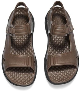 Skechers 舒適簡約 減震防滑 低筒 休閒鞋 男款 棕色 Lookbook Skechers 舒適簡約 減震防滑 低筒 休閒鞋 男款 棕色