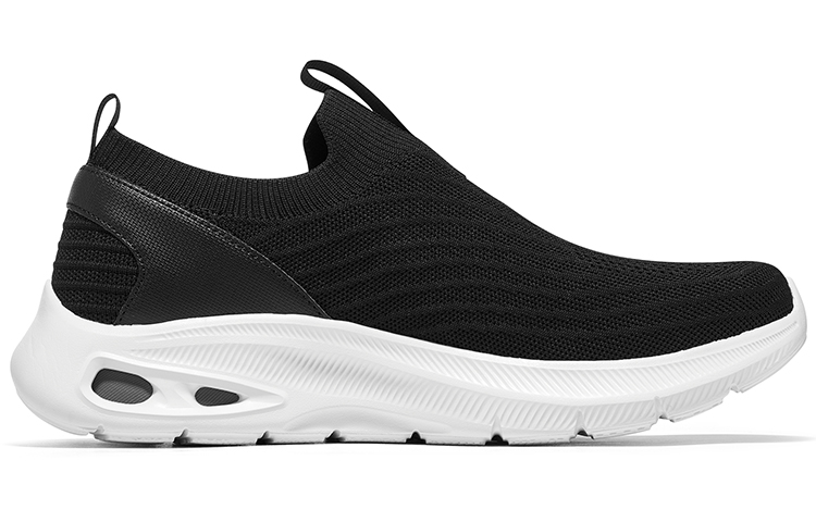 Order Skechers Bob's Unity Sepatu 'Hitam Putih' 118076-BLK