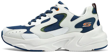 Skechers Low 'White Blue' 118324-NVMT Skechers Low 'White Blue' 118324-NVMT