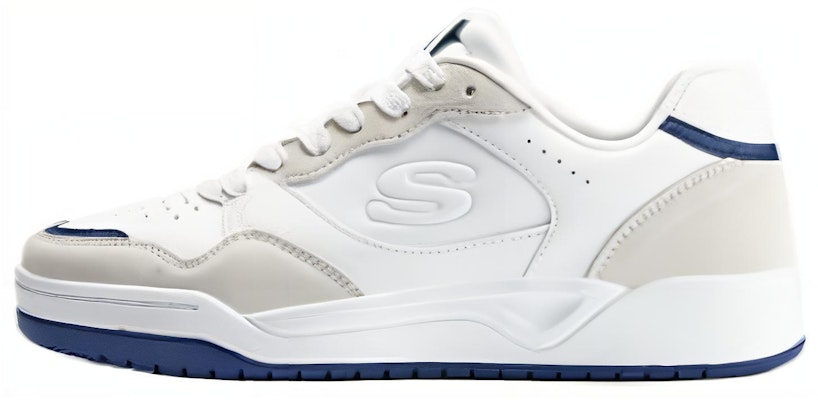 Skechers 防滑耐磨 低筒 休閒生活鞋 男款 白藍色 Buy Skechers 防滑耐磨 低筒 休閒生活鞋 男款 白藍色