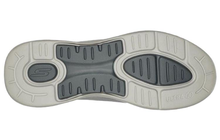 Lookbook Skechers 耐磨防滑 低筒 生活休閒鞋 男款 灰色