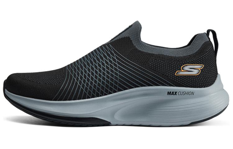 Buy スケッチャーズ ローカット 黒/グレー 216582-BKCC