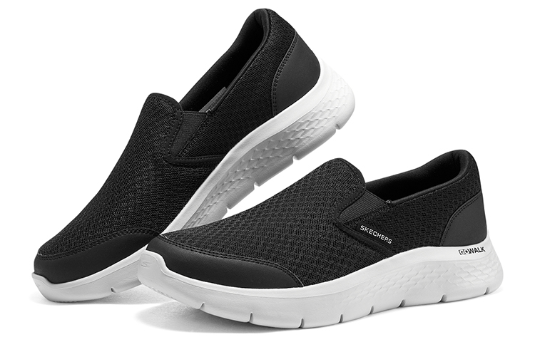 Buy Skechers Low Top 'Black White' 216485-BKGY - Novelship