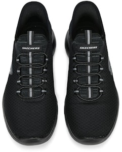 Skechers 黑色懒人网球鞋 232457-BBK Lookbook Skechers 黑色懒人网球鞋 232457-BBK