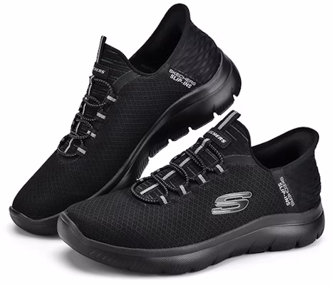 Skechers Slip-On Tennis Shoes 'Black' 232457-BBK Shop Skechers Slip-On Tennis Shoes 'Black' 232457-BBK