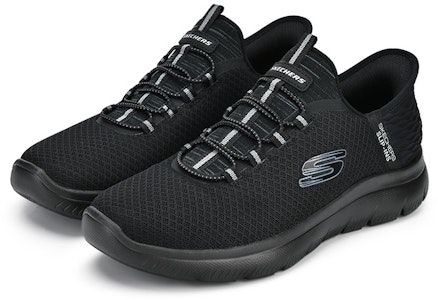 Skechers 黑色懒人网球鞋 232457-BBK Purchase Skechers 黑色懒人网球鞋 232457-BBK