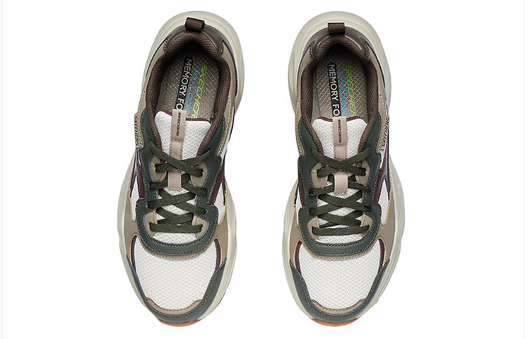 Skechers D'Lites 'Brown White Green' 圖 4