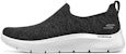 Kasut Skechers Go Walk Slip-On 'Hitam Putih' 216490-BLK