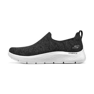 Skechers Go Walk Slip-On Shoes 'Black White'