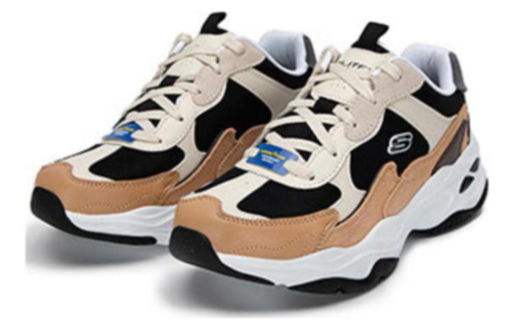 Skechers D'lites Sneakers 'Beige Black Tan' 圖 3