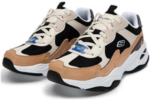 Skechers D'lites 'Beige Hitam Tan' Kasut Sukan 894157-NTBK Lookbook Skechers D'lites 'Beige Hitam Tan' Kasut Sukan 894157-NTBK