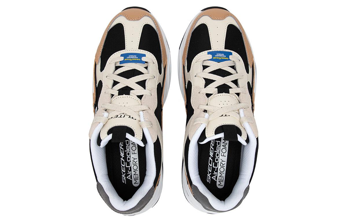 Skechers D'lites Sneakers 'Beige Black Tan' 圖 4