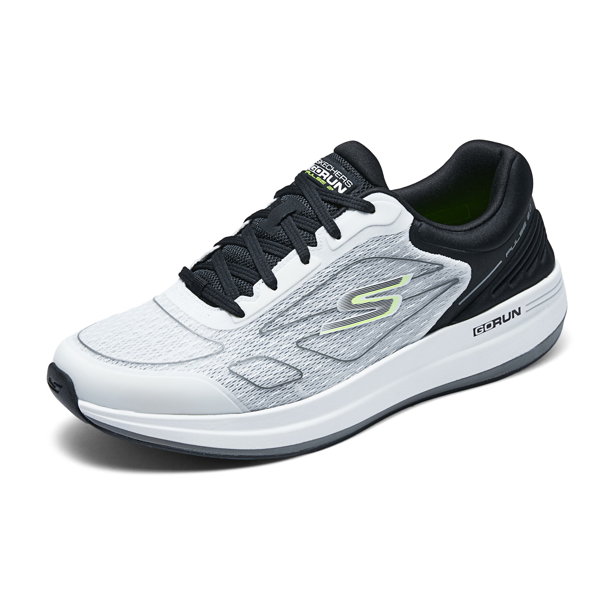 Lookbook Skechers 舒適百搭 減震耐磨 低筒 生活休閒鞋 男款 白色/黑色