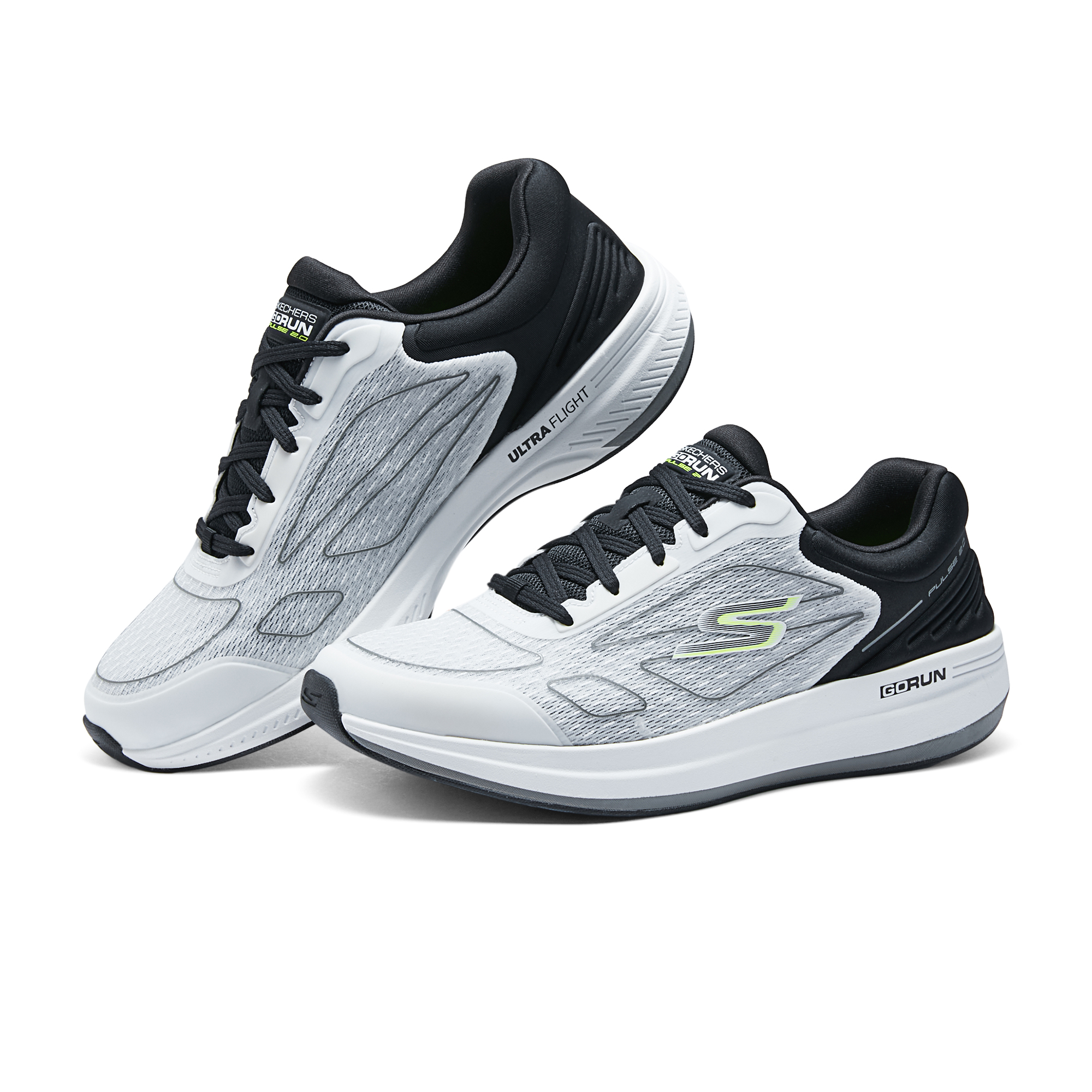 Shop Skechers 舒適百搭 減震耐磨 低筒 生活休閒鞋 男款 白色/黑色